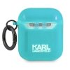 Karl Lagerfeld KLA2UCHFL AirPods 1/2 cover niebieski/blue Choupette